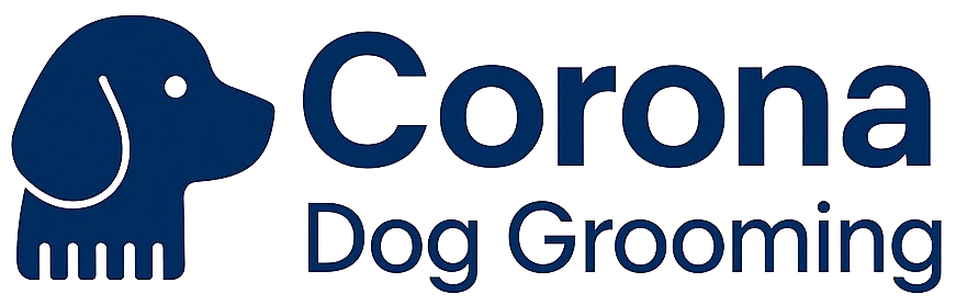 Corona Dog Grooming Logo